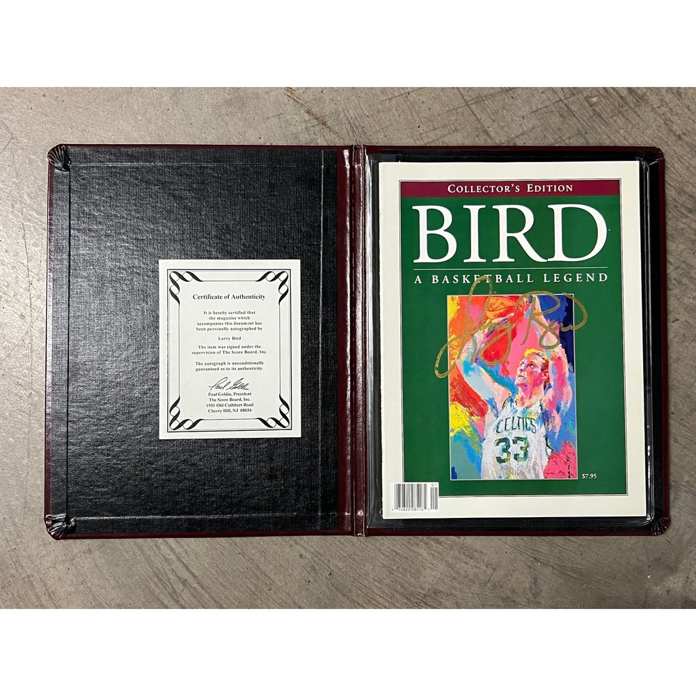 LARRY BIRD Retirement NIGHT February 4, 1993 Autographed Boston Celtics Program